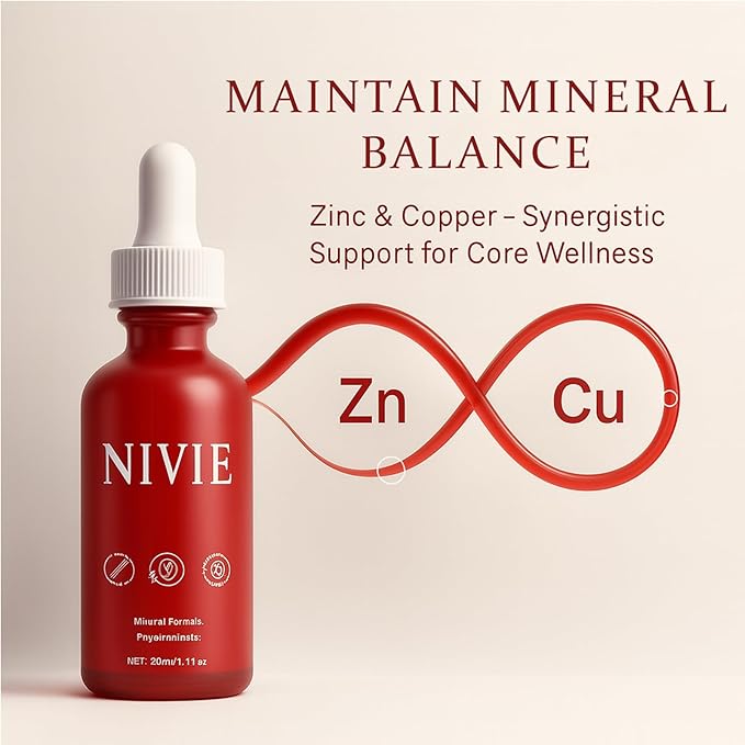 Nivie Thyroidsupplement Drops Nivie Organics Advanced ThyroidMineral Support Vitamins &amp Minerals with Ashwagandha Iodine Zinc &amp Magnesium