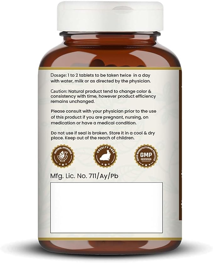 Chandraprabha Vati - Ayurvedic Supplement - 120 Tablets (Pack of 1)
