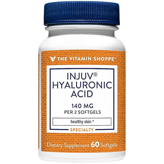 The Vitamin Shoppe Injuv® Hyaluronic Acid 140MG (Rooster Comb (60 Softgels)