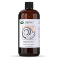 HBNO Organic MCT Oil 16 oz (475ml) Value Size - Ideal for Salad dressings Lip balms Face wash Lotions Skincare and hair care products.