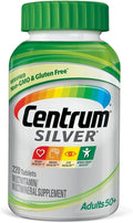 Centrum Silver Adult Multivitamin / Multimineral Supplement Tablet Vitamin D3 Age 50+ (220 Count)