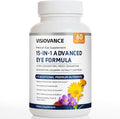 VisioVance 15 in 1 Advanced Eye Formula - Neurobella Eye Formula with All 3 Carotenoids Lutein &amp Zeaxanthin Bilberry Extract and Saffron 60ct(1)