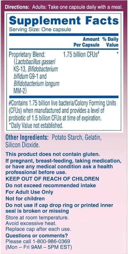 Phillips' Colon Health Probiotic Capsules 30 Count Bottle - Pack of 3