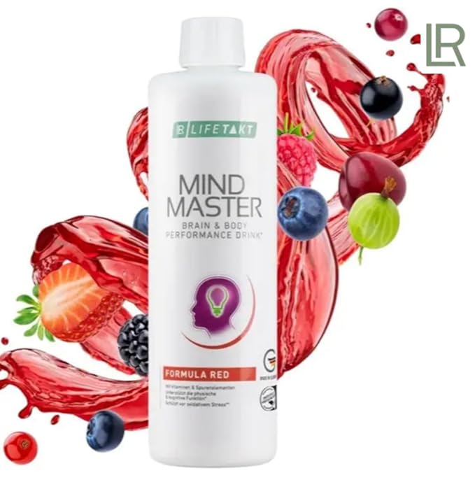 LR Health&ampBeauty Lifetakt Mind Master Formula Red Every Day Natural Treatment Women Men Set of 5-500 ml./16.9 fl.oz.