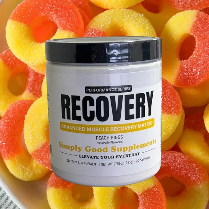 Recovery Post-Workout Powder – Muscle Recovery &amp Protein Synthesis Support – Clean Formula with BCAAs – 20 Servings