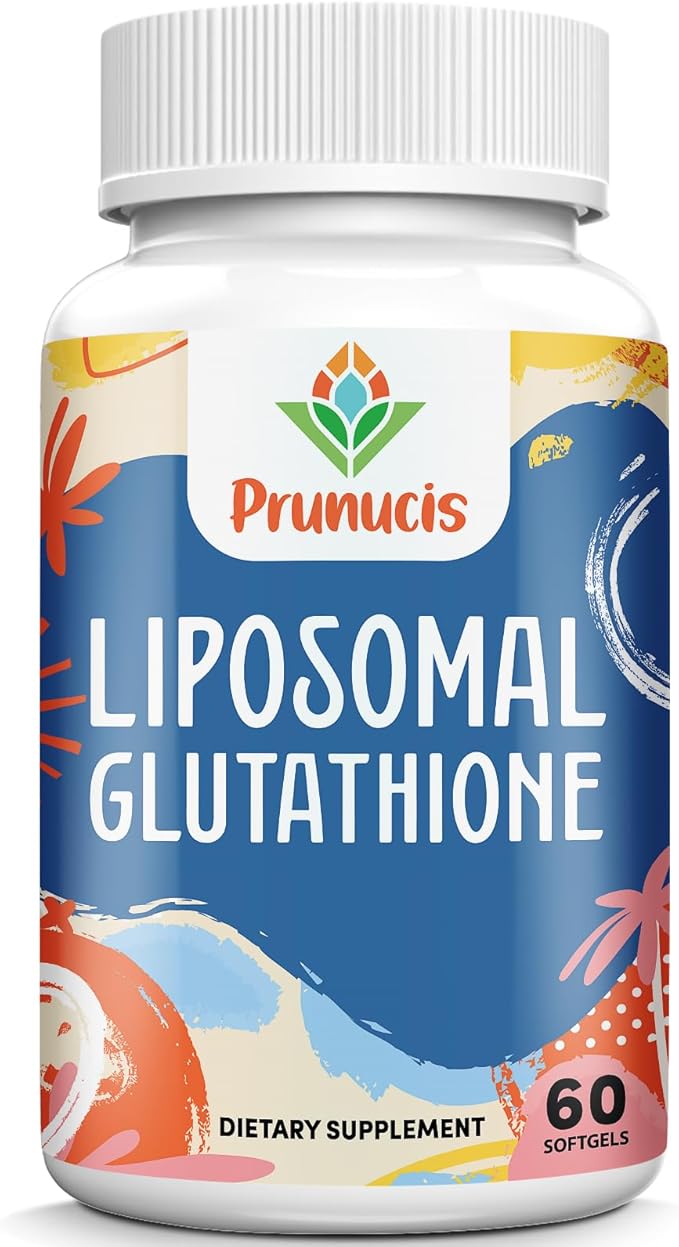 2400MG Liposomal Glutathione with Vitamin C Milk Thistle &amp Alpha-Lipoic Acid Master Antioxidants Pure Reduced L-Glutathione - Immune System Cell Repair Energy High Absorption 60 Softgels