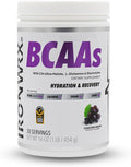 BCAA Powder | 8g Amino Acids per Serving | 2:1:1 Ratio with Citrulline Malate &amp L-Glutamine | Advanced Muscle Recovery &amp Soreness Support | Grape 30 Servings | Zero Sugar Keto Friendly
