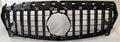 Engine Intake Grille Front Grille for mercedess 2013-2019 CLA Class X117 C117 CLA220 CLA260 CLA45 CLA180 Shooting Brake Front Bumper Grill (Color : 2016-2019 Black)