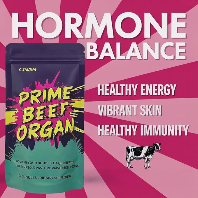 Beef Organ Supplements for Women - Ancestral Bovine Organs Including Liver Glowing Goddess Formula Female Enhancement Capsules Primal Woman Dietary Supplement (1)