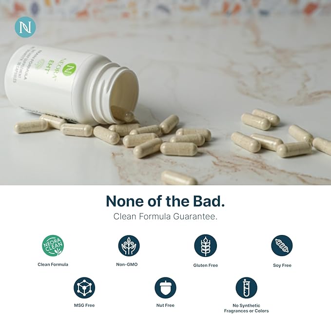NEORA EHT - Brain Formula with EHT Extract B6 B12 D Alpha Lipoic Acid Huperzine-A for Memory Focus Cognitive Health - 30 Capsules