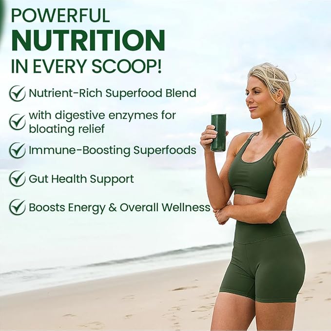 Sports Collagen + Reds &amp Greens Powder 12.42oz Bundle - Prebiotics Probiotics Antioxidants BCAA Magnesium Electrolytes Gut Health &amp Immunity