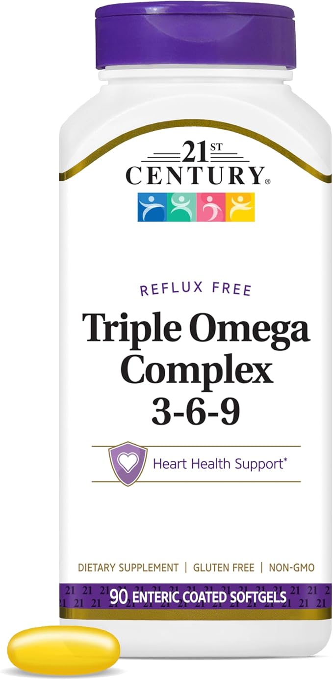 21st Century Triple Omega Complex 3-6-9-90 Count Pack of 3