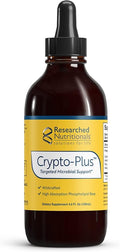 Researched Nutritionals Crypto-Plus - Targeted Microbial &amp Immune Support Formula with Red Root Black Walnut Extract and Phospholipid Delivery for Maximum Nutrient Absorption (4 Fl Oz)