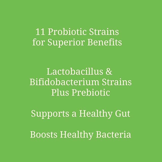 Probiotics for Women and Men - 11 strains - 50 Billion CFU - Probiotic Supplement for Digestive Health - Gut Health - Supports Constipation Diarrhea Gas &amp Bloating - 30ct