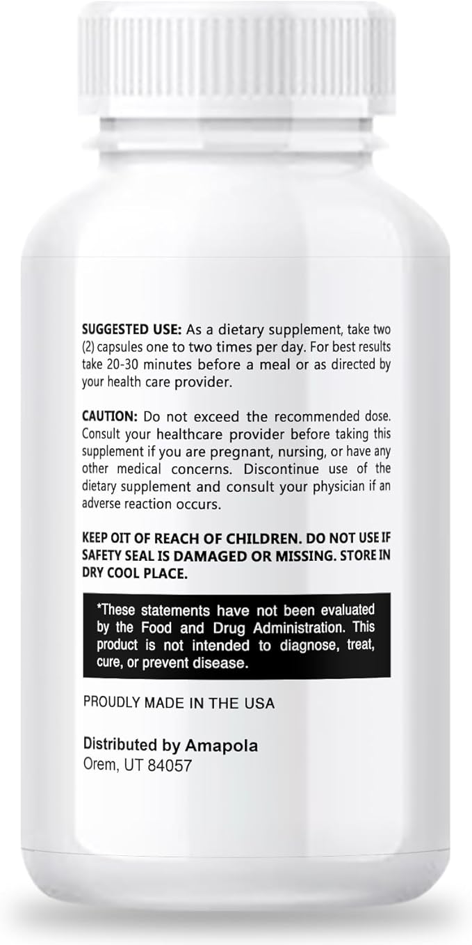 Amapola Strength Cartel - Strength Cartel Pill Formula (2 Pack 120 Capsules)