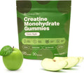 VYBRANCE LABS Creatine Gummies for Women &amp Men — First &amp Only 5g Creatine + Taurine + Vitamin B12 | Vegan Creatine Gummies | Sugar-Free | Sour Green Apple