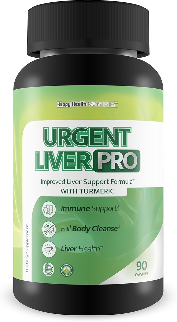 Urgent Liver Pro - Our Best Liver Health Liver Support Supplement - Natural Liver Support for Women - Herbal Liver Support Supplement for Men - Liver Health Supplement - Herbal Liver Health Formula