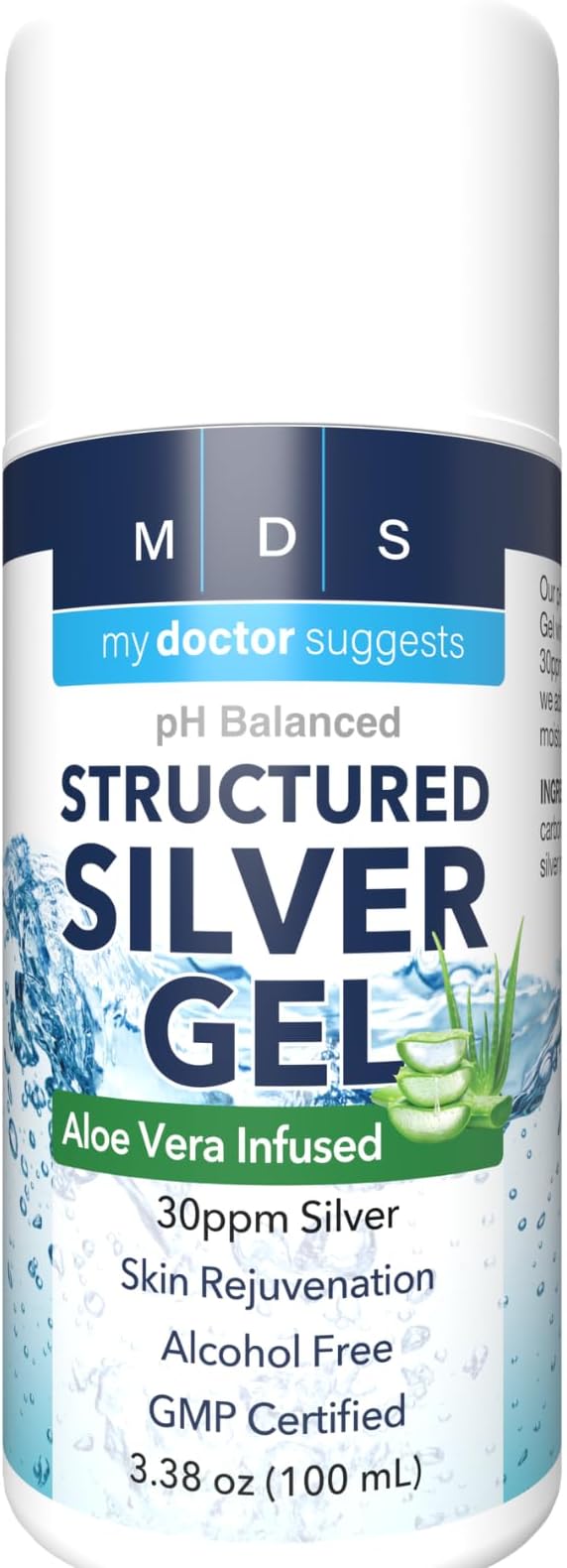 Silver Colloidal Gel with Aloe Vera 3.38 oz (Pack of 2)