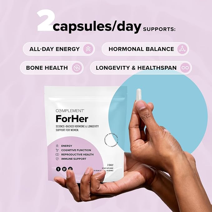 Complement Omega &amp ForHer Bundle | Vegan Omega-3 + Women's Wellness Support