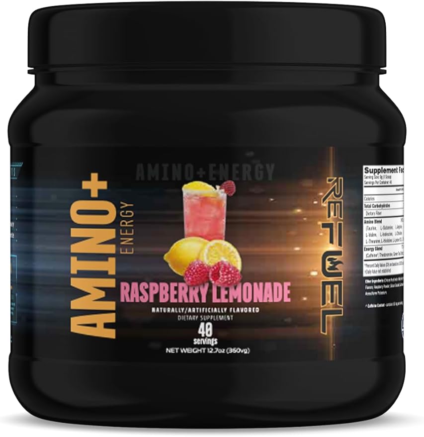 ReFUEL Amino + Energy 360g 40 Servings Raspberry Lemonade