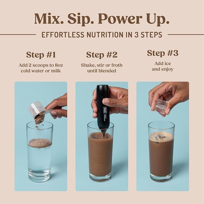 Bulletproof Iced Protein Coffee Mocha 12g Whey Protein + MCT Oil 170mg Caffeine Instant Coffee from Real Beans &amp Cocoa Tested for Toxins No Artificial Flavors &amp Sweeteners 14 Servings