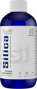 Liquid Ionic Silica - Hair Skin &amp Nails Nutrition | Collagen Support | Joint Support for Health Tendons &amp Cartilage | 8 oz 48 Day Supply