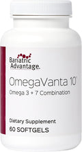 Bariatric Advantage OmegaVanta 10 - Omega Fish Oil - Enriched EPA &amp DHA - Enteric Softgel Design - Supports Heart Health* - Natural Lemon Flavor - 60 Softgels