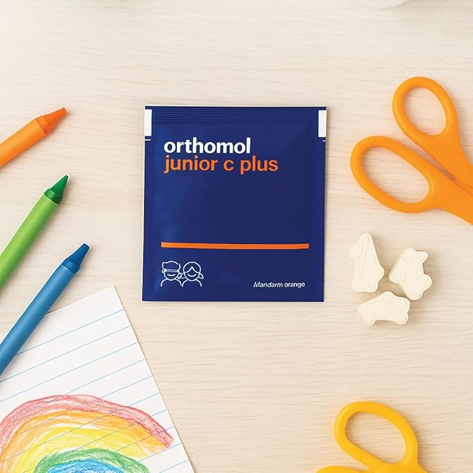 Orthomol Immun Junior C Plus Kid's Multivitamin Tangerine Flavor 30-Day Supply