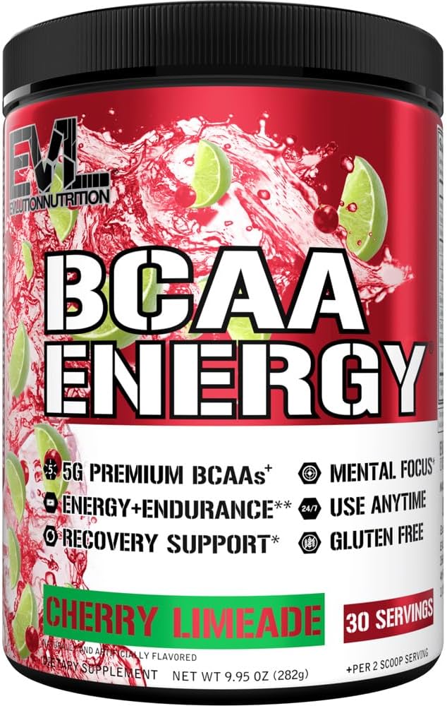 Evlution ZMatrix Magnesium and Zinc Post Workout Supplement (60 Servings) Plus Replenishing BCAAs Amino Acids Powder for Pre &amp Post Workout (Cherry Lime 30 Servings)