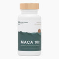 Nutritional Roots Maca Root Capsules: Peruvian Maca 10x Made with Organic Maca Powder (Lepidum meyennii) 10:1 Concentration Single-Origin Vegan Gelatinized Maca Supplement 60 ct.