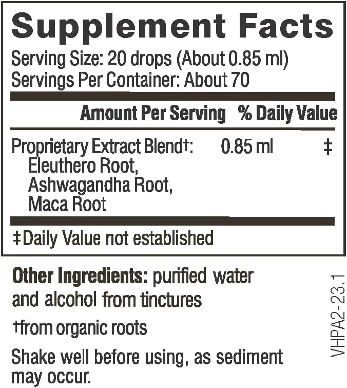 Dr. Wilson's Herbal HPA 2 Ounces Adaptogenic Herbs for Adrenal Support and Daily Use