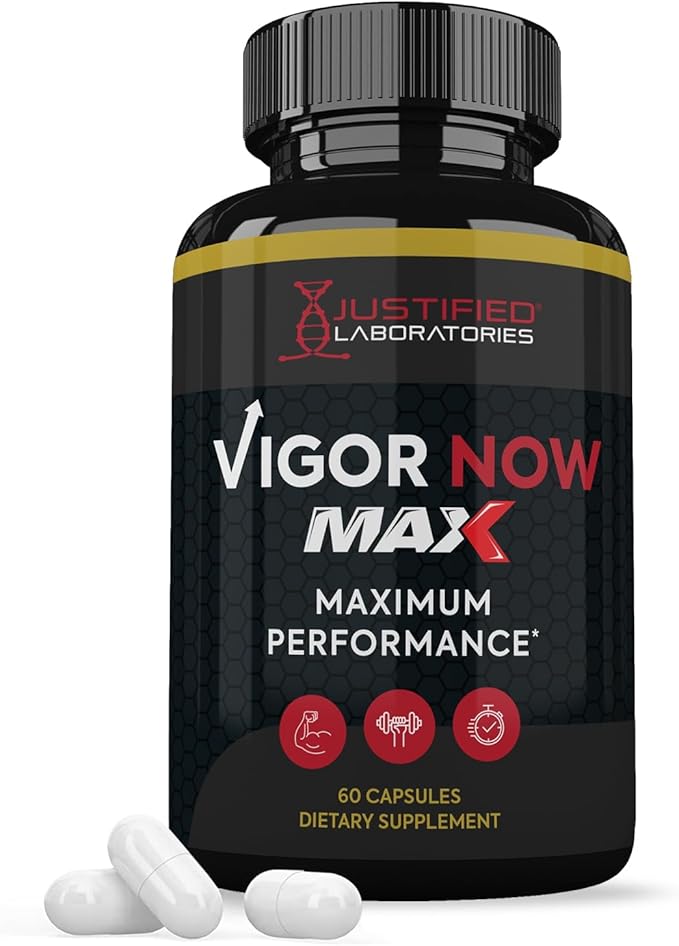 Vigor Now Max 1600MG Men's Health Formula 60 Capsules