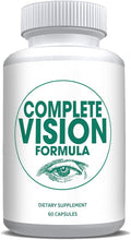 Pure Eye Health Vitamin &amp Mineral Supplements for Adults | #1 Complete Research Vision Formula w/Bilberry Lutein Zeaxanthin Lycopene Resveratrol | Supports Eye Strain Dry Eyes 60 Capsules