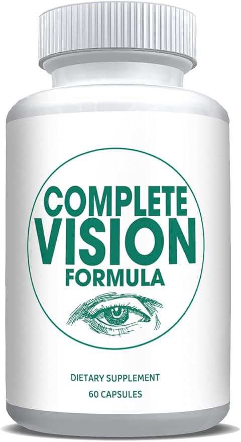 Pure Eye Health Vitamin &amp Mineral Supplements for Adults | Complete Research Vision Formula w/Bilberry Lutein Zeaxanthin Lycopene Resveratrol 60 Caps (3 Pack)