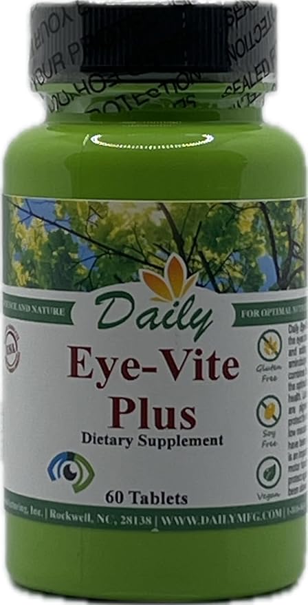 Daily Manufacturing Eye-Vite Plus™ (Vitamin's A C E Zinc Gamma Aminobutyric Acid (GABA) Lutein Zeaxanthin &amp Bilberry)