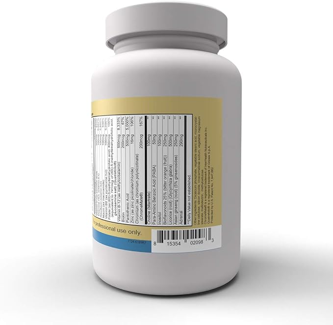 Priority One Vitamins Mega Stress 120 Tablets - B Vitamin Complex with The Benefits of Adrenal
