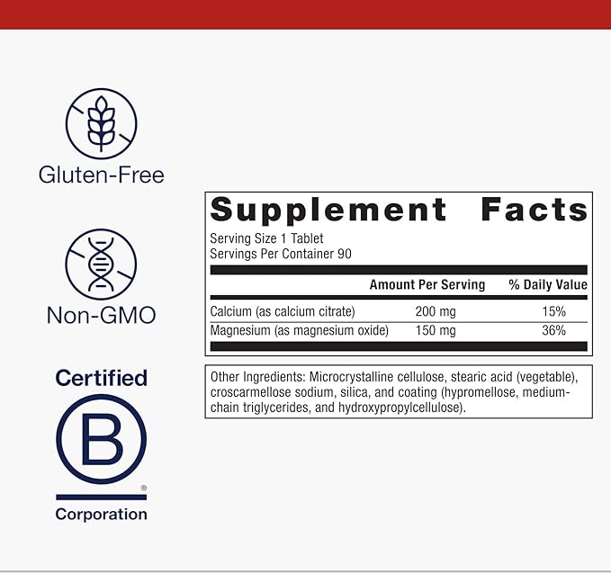 Metagenics Bone Builder Vegetarian - Balanced Calcium &amp Magnesium Mineral Complex - Supports Bone Density Heart Nerve &amp Sleep Health - Plant-Based Gluten-Free cGMP Certified - 90 Servings