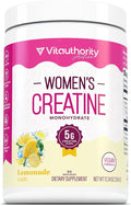 Micronized Creatine Monohydrate Powder – 5g per Serving Creatine Supplement | Support ATP Boost Strength Lean Muscle &amp Recovery | No Sugar Dyes or Fillers | Superior Mixing - Lemonade 50 Serv