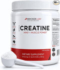 Bricker Labs Creatine Monohydrate Powder – 5g Pure Ultra-Fine Creatine per Serving – Muscle Growth Strength Endurance &amp Focus – Unflavored – 60 Servings – Workout &amp Cognitive Support for Men