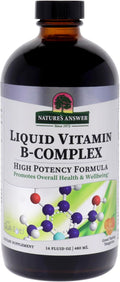 Nature's Answer Vitamin B Complex 16 Ounce Liquid Form | Supports Healthy Immune System | Promotes Stress Relief | Natural Energy