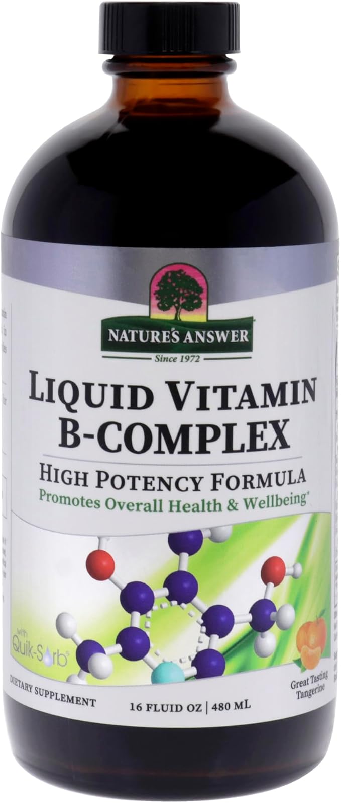 Nature's Answer Vitamin B Complex 16 Ounce Liquid Form | Supports Healthy Immune System | Promotes Stress Relief | Natural Energy
