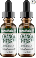 NutraMedix Chanca Piedra Stone Breaker Drops - Liquid Supplement for Kidney and Liver Health Gallbladder Support &amp Urinary System Support (1oz / 30ml) (Pack of 2)