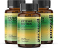 Psychobiotics – Advanced 3-in-1 Probiotic Prebiotic Postbiotic Supplement for Gut and Mood Support - 180 Vegan Probiotic Capsules – 50 Billion CFU – 3-Month Supply