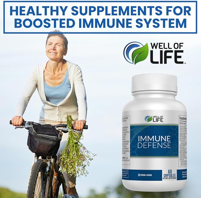 Immune Defense 600mg | 60 Veg Capsules. Enhance Immune Health with a Potent Blend of Graviola Leaf Raspberry Fruit Green Tea Turmeric Garlic. Boost Your Well-Being Naturally.