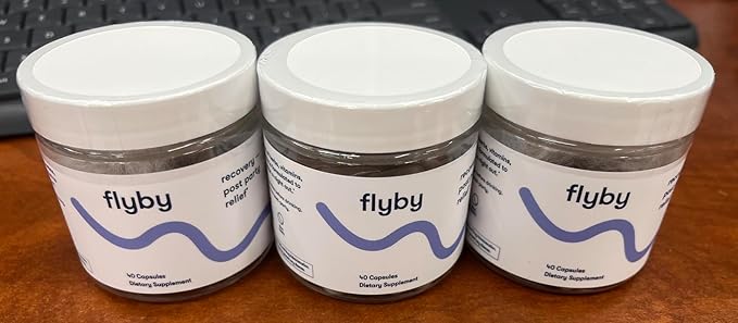 Flyby Recovery Supplement - All The Hang Without The Over!™ - with Milk Thistle Vitamin C Activated Charcoal and Apple Cider Vinegar - Pre &amp Post Drinking Formula (120 Count)
