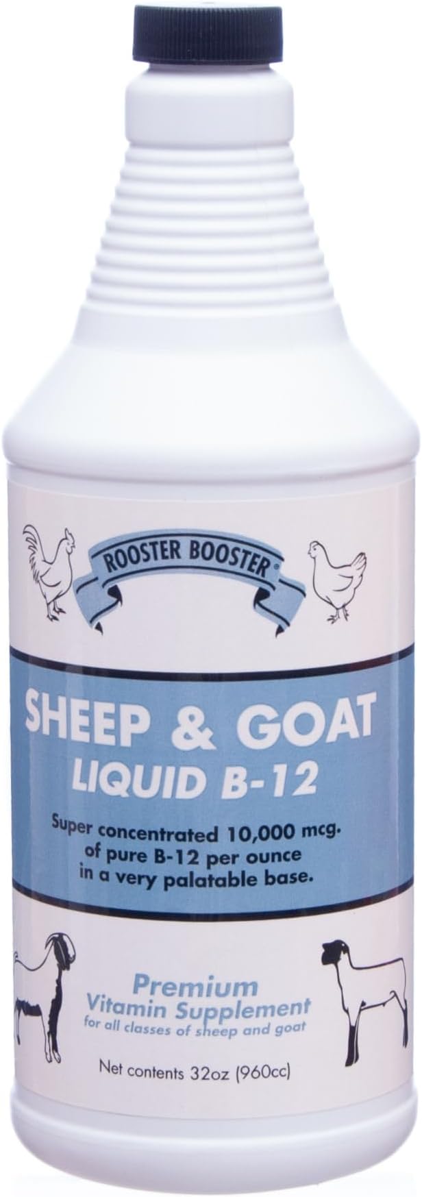 Rooster Booster B-12 Sheep and Goat Liquid 32-Ounce