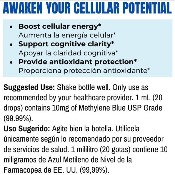 Methylene Blue 1% Solution Drops 2 oz