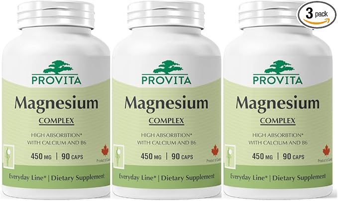 Magnesium Complex Supplement | 4-in-1 Multi with Citrate Bisglycinate Malate &amp Oxide | Complete Magnesium Supplement for Women &amp Men | Supports Muscle Bone Heart &amp Energy | 90 Capsules