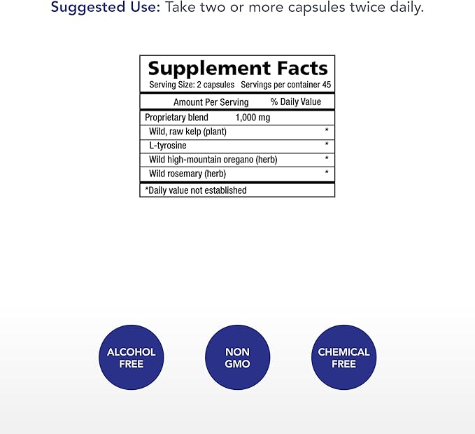 Physician's Strength ThyroPower - 90 Capsules - Key Nutrients to Support Normal Healthy Thyroid Function - 45 Servings