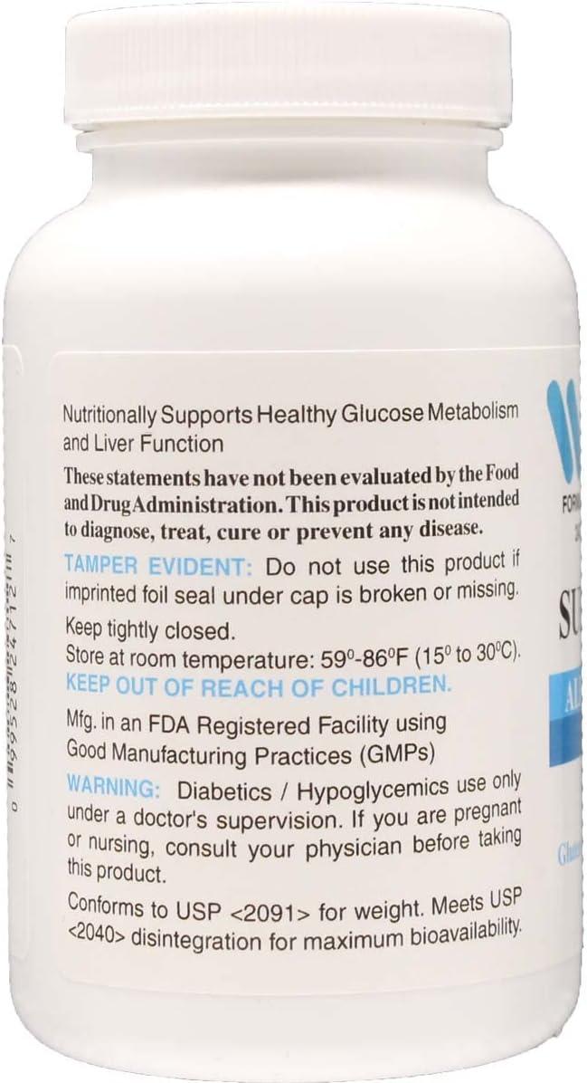 Wonder Labs Alpha Lipoic Acid w/bioperine Grape Seed Extract Supports Metabolic Functions and Antioxidant Functions 120 Capsules